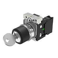 EAO 45-190H.2000.111.101 Keylock Switch KL-KR RONIS T254 1NO On-Off Scrw Trm Mtl