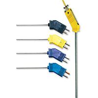 OMEGA GEQIN-18G-18 Low Noise Thermocouple Probes with Standard Size Connectors (Thermocouple, E, 650 °C)