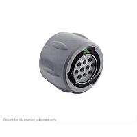 Eaton Souriau-Sunbank UTSX612E10SY Plugs Plug, without backshell, with 10 female solder contacts, IP68/69K in unmated conditions, keying Y