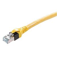 HARTING 09484747756004 Ethernet Cables / Networking Cables RJ Industrial RJ45 Cat6a DualBoot Patch Cable, PUR yellow (4x2xAWG 26/7), 0.4m