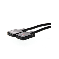 OMRON E3T-FT24 2M Ultracompact, Ultrathin Photoelectric Sensor with Built-in Amplifier (300 mm, through-beam, PNP, Dark-ON)