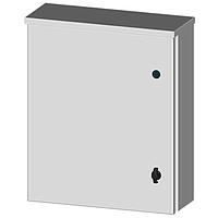 Dwyer CSE-3R-362408 Outdoor Carbon Steel Electrical Enclosures, 180° Hinges, Latch, Rain Cap
