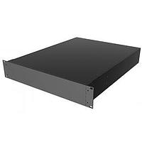 Hammond Manufacturing RM2U1922SBK Rack Mount Chassis - Solid 3.50 (2U) 16.6x22