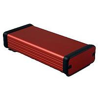 Hammond Manufacturing 1455C1201RD PC Board Alum w/Medal Ends 4.72x2.13x.91" Red