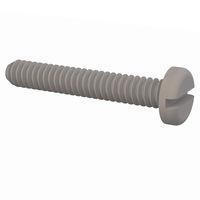 Essentra Components 010632P087 Pan Slotted Pan Slotted Screw, #6-32 Thread, 7/8 Lg