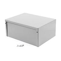 Hammond Manufacturing 1411R Utility Utility Enclosure - 8.0 x 6.0 x 3.5" - Aluminum Gray