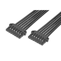 Molex 219656-2061 Discrete Wire Pico-Lock F-F OTS Cbl Assy SR 100mm Au 6Ckts Blk