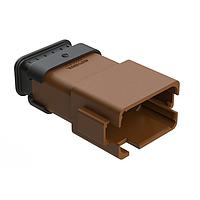 Amphenol SINE Systems AT04-12PD-SRBR Connectors 12 Pin Recept. Key Positn D w/ Strn Rlf