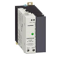 Sensata Technologies - Crydom GNR45DHR Indicator SSR Relay, DIN Rail Mount 45mm, 600VAC/45A, 4-32VDC In, Random