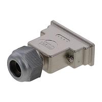 Molex / FCT 172704-0193 Strain Relief Backshell FCT HOOD S2 0 DEG SHLD PLSTC W/SCRWLCK