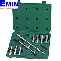 SATA 09511 9PC. 3/8inch DR. MOTORCYCLE REPAIR SET (METRIC) (3/8inch)