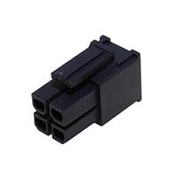 Molex 170001-0104 Receptacle Housing Mega-Fit Recept Hsg 4 ckt Glow-Wire