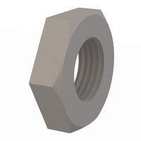 Essentra Components 0450014PJN Jam Nut Hex Jam Nut, 1/2-14 Thread, .340 Height