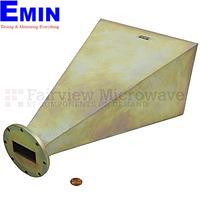 Fairview SH1187-20 WR-187 Standard Waveguide Horn With Flange and 20 dB Typical Gain Operating From 3.95 GHz to 5.85 GHz Frequency Range