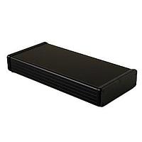 Hammond Manufacturing 1455L2202BK PC Board Alum w/Plastic Ends 8.66x4.06x1.2" Black