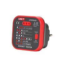 UNI-T UT07B-EU Socket Tester (230V, <18mA)