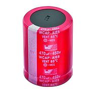 Wurth Elektronik 861221485015 Aluminum Electrolytic Capacitors WCAP-AIE8 220uF 450V 20% Snap In