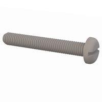 Essentra Components 50M050080N035 Pan Slotted Pan Slotted Screw, M5 X .8 Thread, 35mm Lg