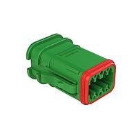 Amphenol SINE Systems AT06-08SC-OMGRN Connectors 8 Pin Overmold Plug Socket, GREEN