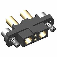 Harwin M80-4C10205F2-01-327-01-327 Power to the Board 2+2 Pos. Female 24-28AWG+16AWG Cable Conn. Kit, Jackscrews