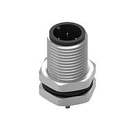 Wurth Elektronik 643150100304 Plugs WRCIRC M12  Screw  Coding A   Panel Solder Bucket Metal with Front Panel Nut M12  Male connector, polarity 4