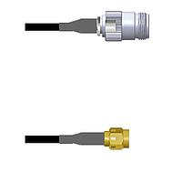 Amphenol Custom Cable Q-2003B0003060i RF Cable Assemblies N-SJ/SMA-SP G174 60I