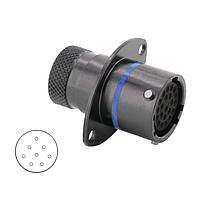 Eaton Souriau-Sunbank 8STA01608SB Connectors Square Flange Receptacle - size 16 - 8 contacts - Female