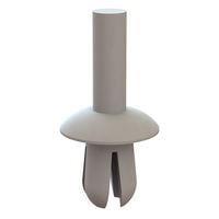 Essentra Components 61PR010210 Push-In Rivet Push Rivet, .187 Hole, .062-.187 Panel Thk