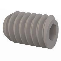 Essentra Components 010832t025 Set Screw Set Screw, Socket Head, #8-32 Thread, 1/4 Lg