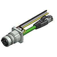 Amphenol CONEC 57-03026 Ethernet Cables / Networking Cables ENP-17-1-FSPST3PEDBU4-V5-45S-RS8.33-0,5/0,5/G6/150/034