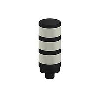Banner Engineering TL70GORT Tower Lights TL70 Tower Light; Black Housing: 3-Color Indicator; Voltage: 12-30 V dc; Environmental Rating: IP65; Input: Bimodal; Colors: Green Orange Red; 8-Screw Terminal Wiring