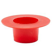 Essentra Components 18351 Flared Fitting Tapered Cap/Plug Wide Flg:LDPE Red