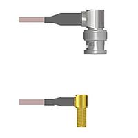 Amphenol Custom Cable Q-0F02S000H006i RF Cable Assemblies BNC-RP/SMA-RJB G142 6I