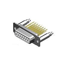 Molex / FCT 173109-1540 Standard Density FCT DSUB STR PC RCPT 37 PN W/SNAPIN