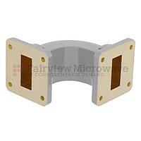 Fairview  SMF112EB WR-112 Waveguide E-Bend Commercial Grade Using UG-51/U Flange With a 7.05 GHz to 10 GHz Frequency Range
