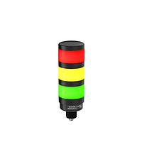 Banner Engineering TL70PM3Q TL70 Pro Tower Light with Modbus/RS-485 TL70 Pro Tower Light with Modbus/RS-485; 3 RGB LED Segments; Voltage:18-30 V dc; IP65; Black Housing; Colors: 14-color RGB; Integral 4-pin M12 A-Code; Black Housing