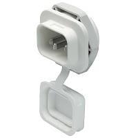 Schurter 4312.0009 Adapters APPL INLET 10A SOLDER WHITE