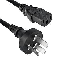 Qualtek Electronics 399012-01 AC Power Cord 6FT 10A 250V CORD CHINA C13 BLACK