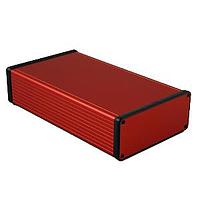 Hammond Manufacturing 1455Q2201RD PC Board Alum w/Medal Ends 8.66x4.92x2.03" Red