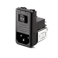 Schaffner FN388-6-21 Inlets 6A FLNG MT 2FUSE POWER ENTRY MODULES