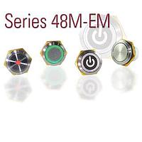 ITW Switches 48M211R Pushbutton Switches LATCH/RED LED PANEL SEALED MT PB