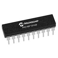 Microchip Technology PIC16F13143-I/P MCUs 3.5KB Flash, 256B RAM, 10b ADC, 8b DAC, CLB, CLC, 2x PWM, 2x CCP, HLT, WWDT,