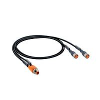 Lumberg Automation ASBA 2-RKT 4-3-224/1,5 M Sensor Cables / Actuator Cables