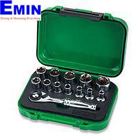 TOPTUL GABW1301 13PCS 1/4inch DR. Mini Ratchet Socket Set