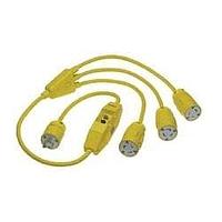 Molex 1301540063 Cable Connectors MOLDED W-SPLICE 3' 12-3 GFCI (1)2647&(3)