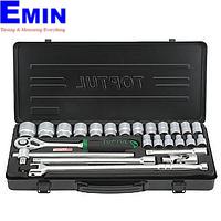 TOPTUL GBB2515 25PCS 1/2 inch DR. Flank Socket Set