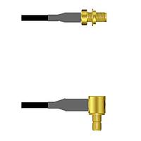 Amphenol Custom Cable Q-2W03I0003036i RF Cable Assemblies SMA-SJB/SMB-RJ G174 36I