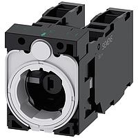 SIEMENS 3SU15011AG201LA0 2 x 1 NO + 1 NC HOLDER. CONTACT MOD. 2X1NO+1NC. LED MOD.