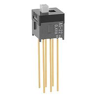 NKK Switches AS22AW Subminiature Slides DPDT ON-ON .150 ACTUATR EXTD PC .4VA