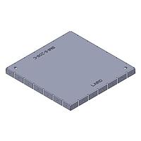 Laird Performance Materials BMI-S-208-C EMI/RFI Shield Cover, Two-Piece BMI-S-208 Cover 1.58 x 1.58